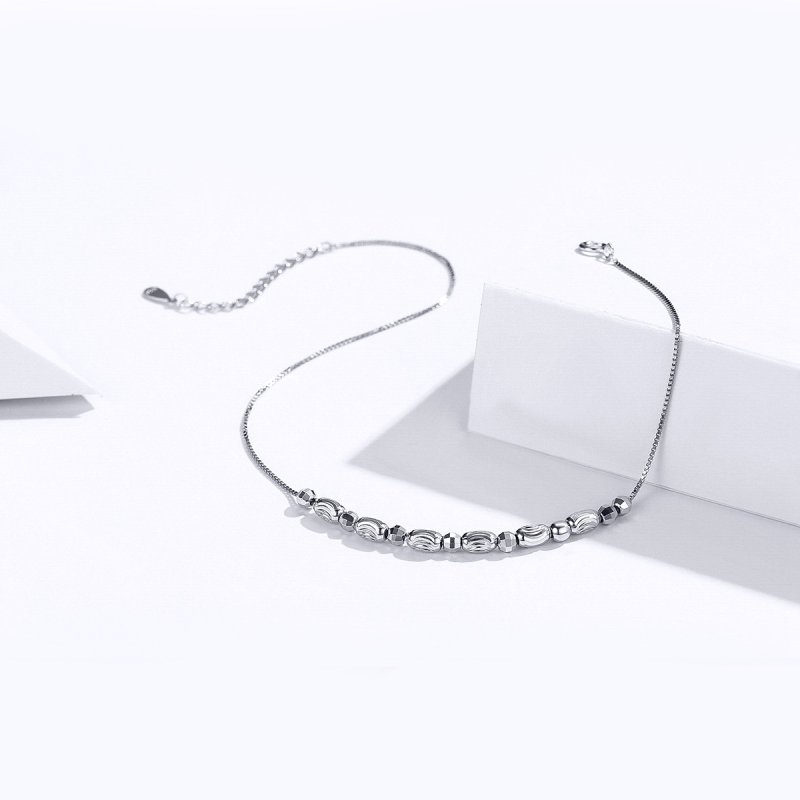 (obrázek pro) Stříbrné Anklet Malé Kulaté Korálky SCT010 jako Pandora - Zobrazit 4