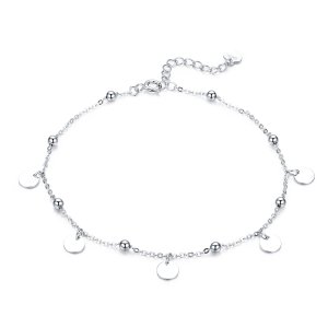 Stříbrné Anklet Paměť SCT011 jako Pandora (obrázek pro) Stříbrné Anklet Paměť SCT011 jako Pandora
