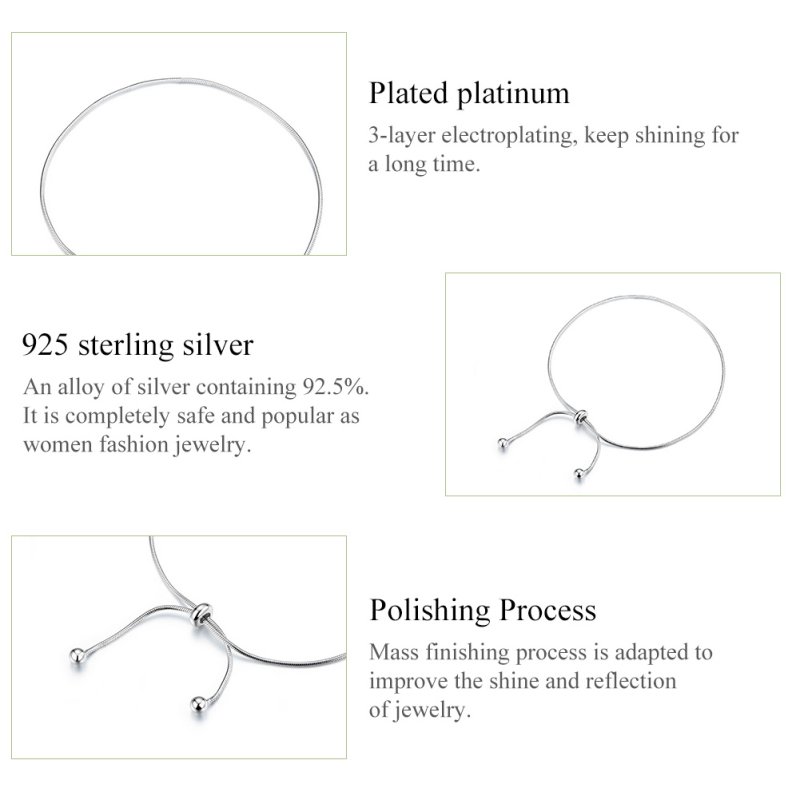 (obrázek pro) Stříbrné Anklet Stylový SCT016 jako Pandora - Zobrazit 6