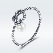 Stříbrné prsten Elegantní Srdce SCR163 Pandora styl