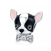 Stříbrné Přívěsek Chihuahua SCC1310, Kubická zirkonie, Pandora styl