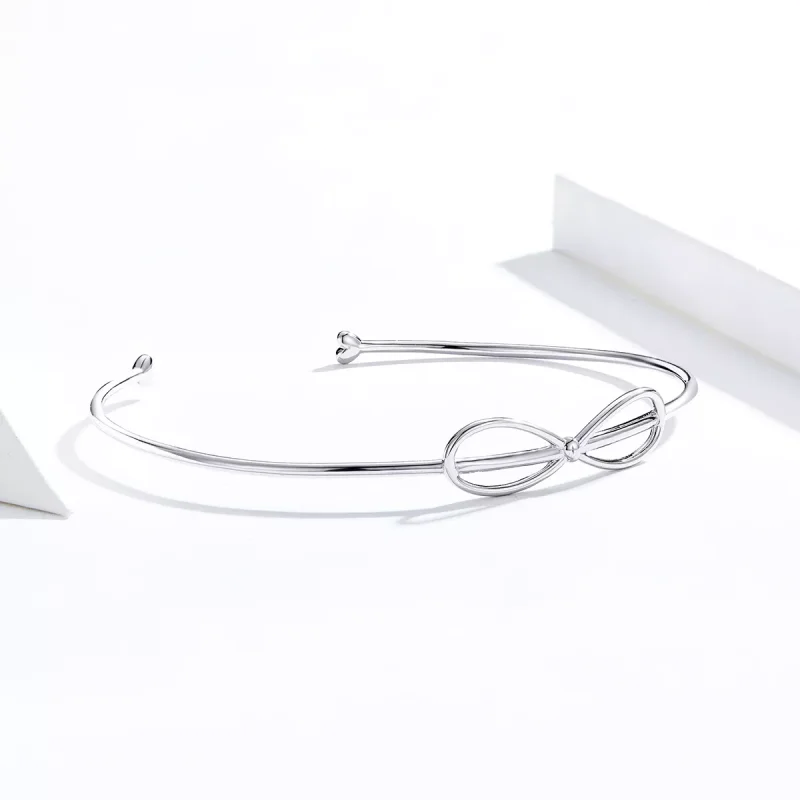 (obrázek pro) Otevřený náramek Krásné Bowknot SCB167 jako Pandora - Zobrazit 3