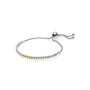 Barevný třpytivý náramek - 590524PCZMX PANDORA (obrázek pro) Barevný třpytivý náramek - 590524PCZMX PANDORA