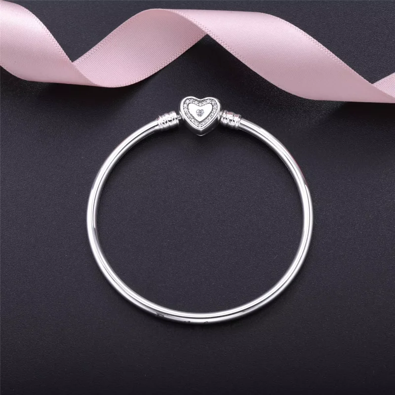 (obrázek pro) Moments stříbrný náramek, Toužící srdce - 590729CZ PANDORA - Zobrazit 2