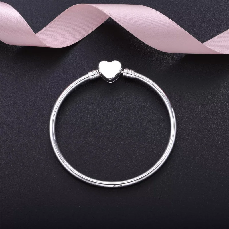 (obrázek pro) Moments stříbrný náramek, Toužící srdce - 590729CZ PANDORA - Zobrazit 3