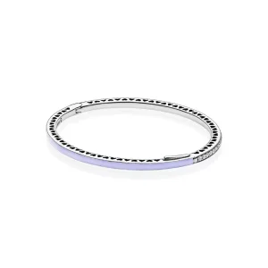 Náramek Fialová zářivá srdce PANDORA - 590537EN66 PANDORA (obrázek pro) Náramek Fialová zářivá srdce PANDORA - 590537EN66 PANDORA
