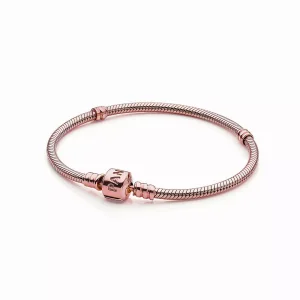 (obrázek pro) Náramek Rose Gold Clasp - PANDORA