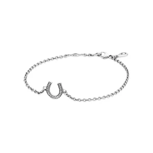 (obrázek pro) Náramek - symbol štěstí, sterlingové stříbro, kubická zirkonie, 16cm - 590507CZ PANDORA