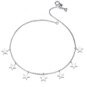 Stříbrné Anklet Hvězdy SCT008 jako Pandora