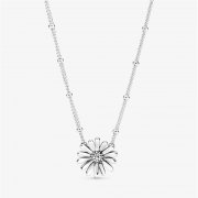PANDORA Krátký náhrdelník Pavé sedmikráska 398964C01
