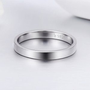 Stříbrné prsten Jednoduché Pocity SCR343 Pandora styl