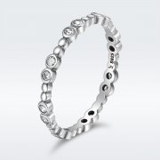 Stříbrné prsten Divoká Láska SCR102, Kubická zirkonie, jako Pandora