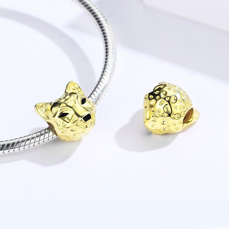 (obrázek pro) 14k Pozlacené Přívěsek Leopard SCC1252 jako Pandora - Zobrazit 4
