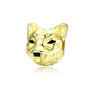 14k Pozlacené Přívěsek Leopard SCC1252 jako Pandora (obrázek pro) 14k Pozlacené Přívěsek Leopard SCC1252 jako Pandora