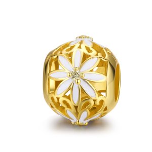 14k Pozlacené Přívěsek Sedmikráska SCC1216, Kubická zirkonie, Pandora styl (obrázek pro) 14k Pozlacené Přívěsek Sedmikráska SCC1216, Kubická zirkonie, Pandora styl
