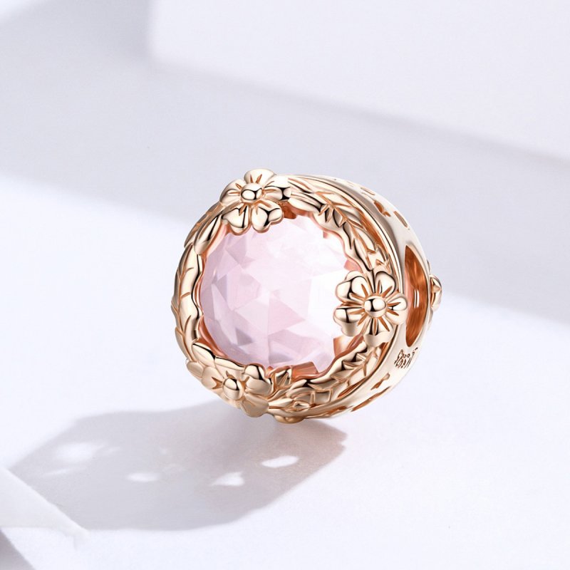 (obrázek pro) Rose Gold Přívěsek Podzimní Krajina SCC1258, Kubická zirkonie, Pandora styl - Zobrazit 2