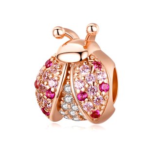 (obrázek pro) Rose Gold Přívěsek Slunéčko Sedmitečné SCC1120-C, Kubická zirkonie, Pandora styl