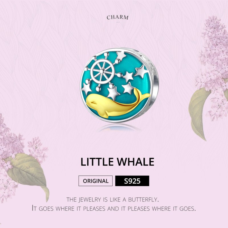 (obrázek pro) Stříbrné Přívěsek Baby Whale SCC1296 jako Pandora - Zobrazit 2