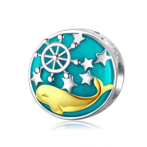 (obrázek pro) Stříbrné Přívěsek Baby Whale SCC1296 jako Pandora