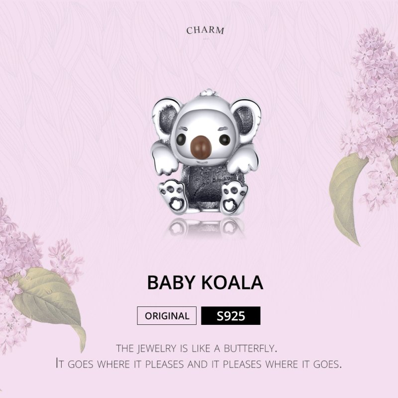 (obrázek pro) Stříbrné Přívěsek Dítě Koala SCC1304 jako Pandora - Zobrazit 2