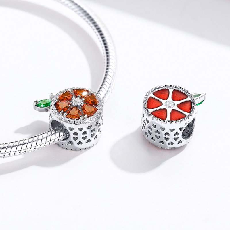 (obrázek pro) Stříbrné Přívěsek Grapefruit SCC1277, Kubická zirkonie, Pandora styl - Zobrazit 4