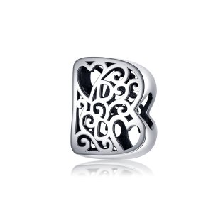 Stříbrné Přívěsek Kouzelné Písmeno B SCC1229-B jako Pandora (obrázek pro) Stříbrné Přívěsek Kouzelné Písmeno B SCC1229-B jako Pandora