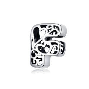 Stříbrné Přívěsek Kouzelné Písmeno F SCC1229-F jako Pandora (obrázek pro) Stříbrné Přívěsek Kouzelné Písmeno F SCC1229-F jako Pandora