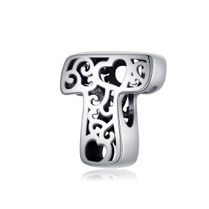 Stříbrné Přívěsek Kouzelné Písmeno T SCC1229-T jako Pandora (obrázek pro) Stříbrné Přívěsek Kouzelné Písmeno T SCC1229-T jako Pandora
