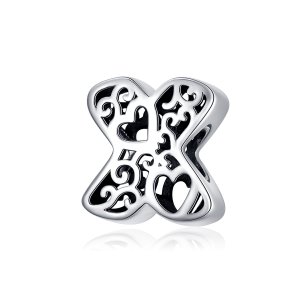 Stříbrné Přívěsek Kouzelné Písmeno X SCC1229-X jako Pandora (obrázek pro) Stříbrné Přívěsek Kouzelné Písmeno X SCC1229-X jako Pandora