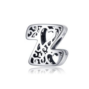 Stříbrné Přívěsek Kouzelné Písmeno Z SCC1229-Z jako Pandora (obrázek pro) Stříbrné Přívěsek Kouzelné Písmeno Z SCC1229-Z jako Pandora
