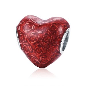 Stříbrné Přívěsek Růžové Srdce SCC1064 jako Pandora (obrázek pro) Stříbrné Přívěsek Růžové Srdce SCC1064 jako Pandora