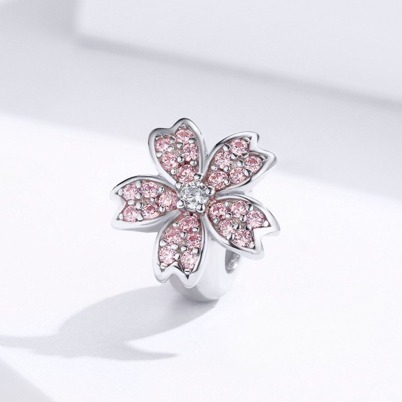 (obrázek pro) Stříbrné Přívěsek Sakura SCC1291, Kubická zirkonie, Pandora styl - Zobrazit 4
