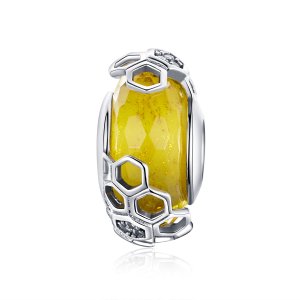 Stříbrné Přívěsek Voštinový SCC1073, Murano sklo, Pandora styl (obrázek pro) Stříbrné Přívěsek Voštinový SCC1073, Murano sklo, Pandora styl