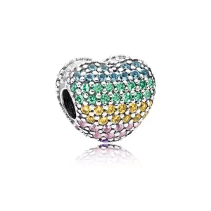 Barevné pavé Otevři mé srdce - 797221NRPMX - Přívěsky | PANDORA (obrázek pro) Barevné pavé Otevři mé srdce - 797221NRPMX - Přívěsky | PANDORA
