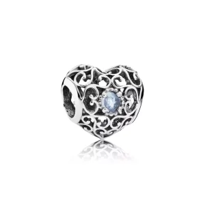 Březen, srdce - 791784NAB - Přívěsky | PANDORA (obrázek pro) Březen, srdce - 791784NAB - Přívěsky | PANDORA