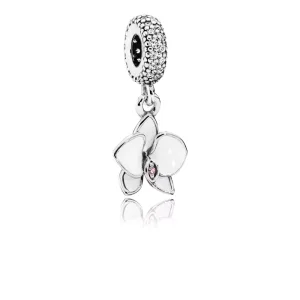 Bílá orchidej - 791554EN12 - Přívěsky | PANDORA (obrázek pro) Bílá orchidej - 791554EN12 - Přívěsky | PANDORA