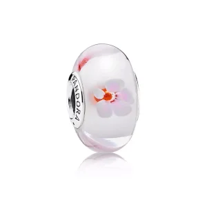 Bílé sklo Murano, sterlingové stříbro - 790947 - Přívěsky | PANDORA (obrázek pro) Bílé sklo Murano, sterlingové stříbro - 790947 - Přívěsky | PANDORA