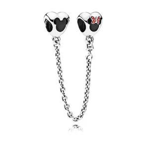 (obrázek pro) Disney, Bezpečnostní řetízek Mickey a Minnie Mouse PANDORA