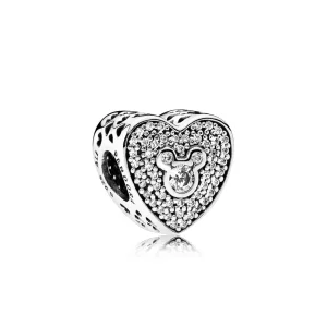 Disney, Třpytivé srdce Mickeyho a Minnie - 792049CZ - Přívěsky | PANDORA (obrázek pro) Disney, Třpytivé srdce Mickeyho a Minnie - 792049CZ - Přívěsky | PANDORA