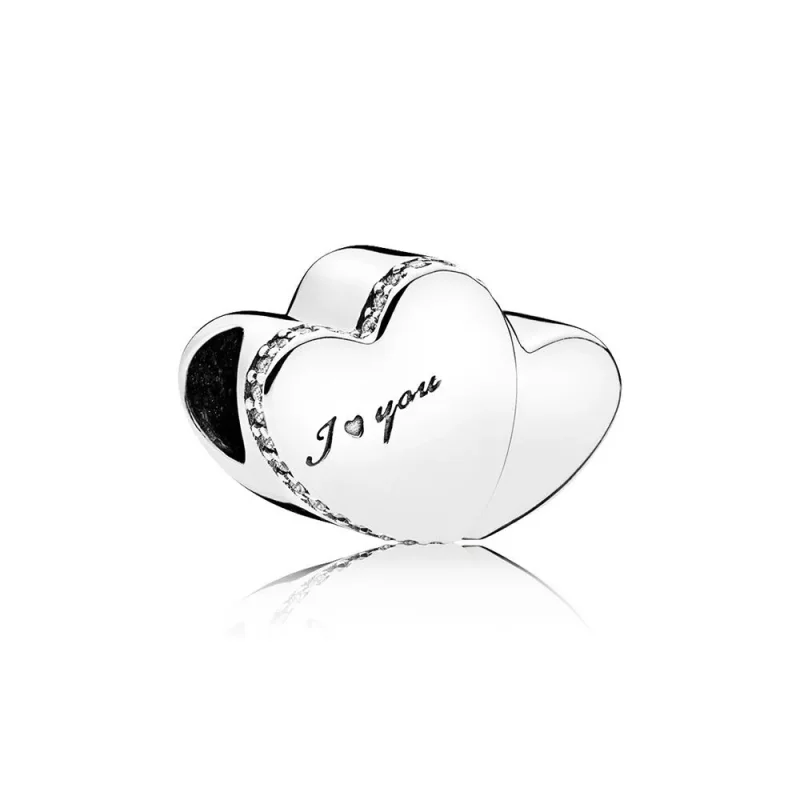 (obrázek pro) Dvě srdce - 796560CZ - Přívěsky | PANDORA - Zobrazit 2