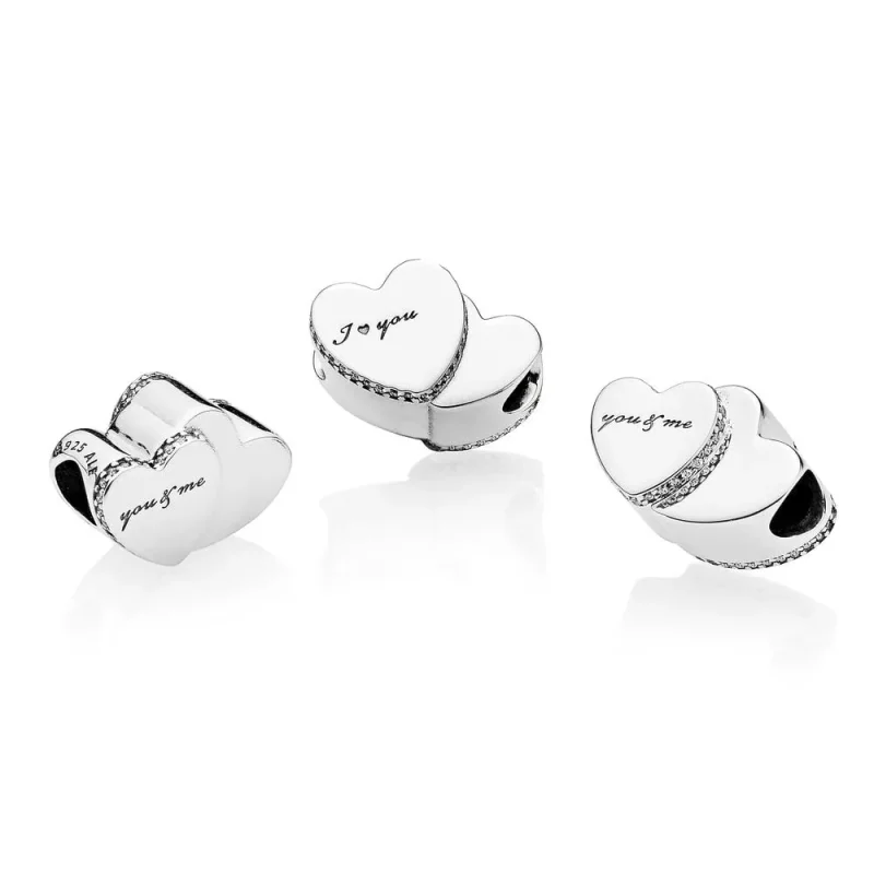 (obrázek pro) Dvě srdce - 796560CZ - Přívěsky | PANDORA - Zobrazit 3