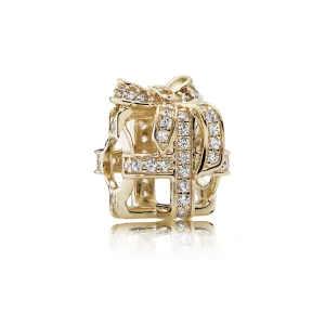 Filigránový dárek, 14k zlato, kubická zirkonie - 750839CZ - Přívěsky | PANDORA (obrázek pro) Filigránový dárek, 14k zlato, kubická zirkonie - 750839CZ - Přívěsky | PANDORA