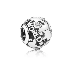 Filigránový přívěsek \"Okolo světa\" - 791718CZ - Přívěsky | PANDORA (obrázek pro) Filigránový přívěsek \"Okolo světa\" - 791718CZ - Přívěsky | PANDORA