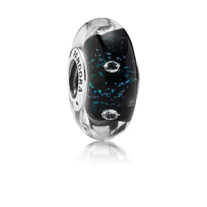 (obrázek pro) Modré duhové sklo Muráno, sterlingové stříbro, kubická zirkonie - 791627CZ - Přívěsky | PANDORA