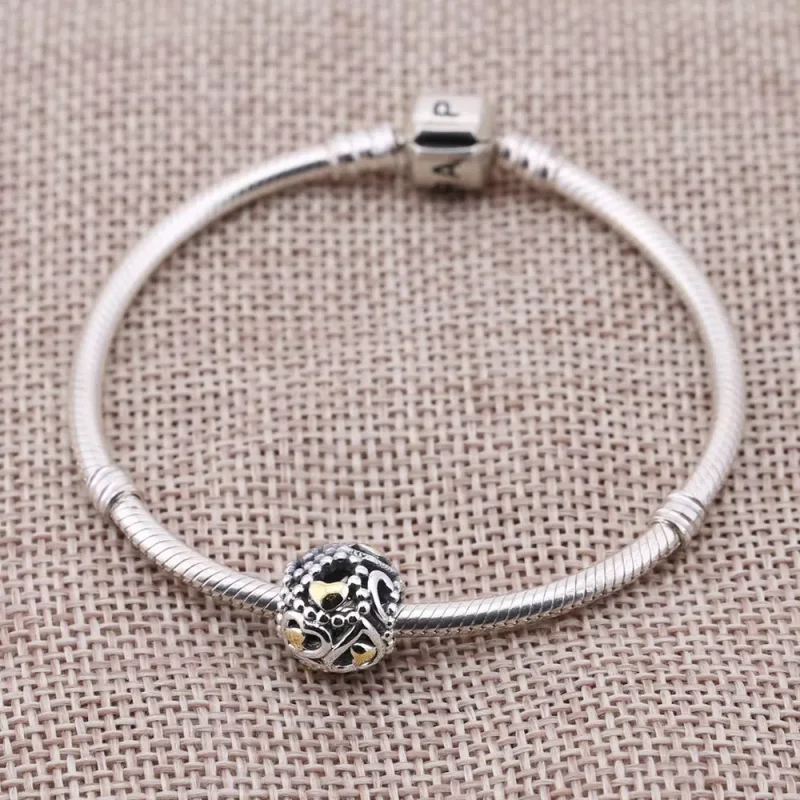 (obrázek pro) Přívěsek šíření lásky, sterlingové stříbro, 14k zlato - 791372 - Přívěsky | PAND - Zobrazit 3