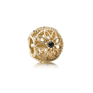 Přívěsek filigránový květ třapatky, 14kt zlato, černý spinel - 750821SPB - Přívěsky | PANDORA (obrázek pro) Přívěsek filigránový květ třapatky, 14kt zlato, černý spinel - 750821SPB - Přívěsky | PANDORA