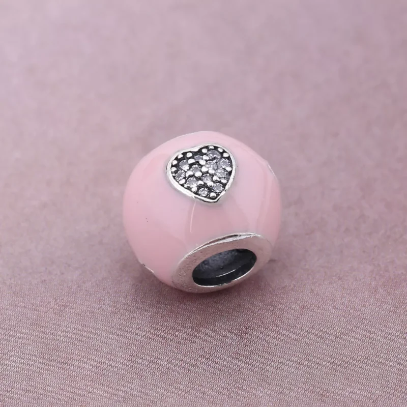 (obrázek pro) Přívěsek Miluju Pet - Růžový PANDORA - Zobrazit 3