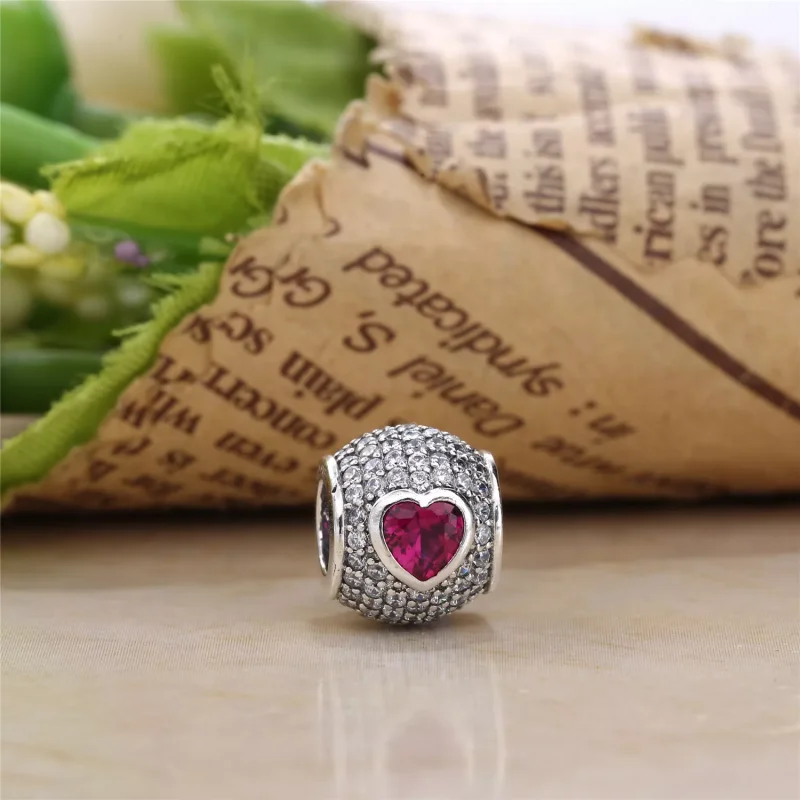 (obrázek pro) Přívěsek Okouzlující Pavé Heart PANDORA - Zobrazit 3