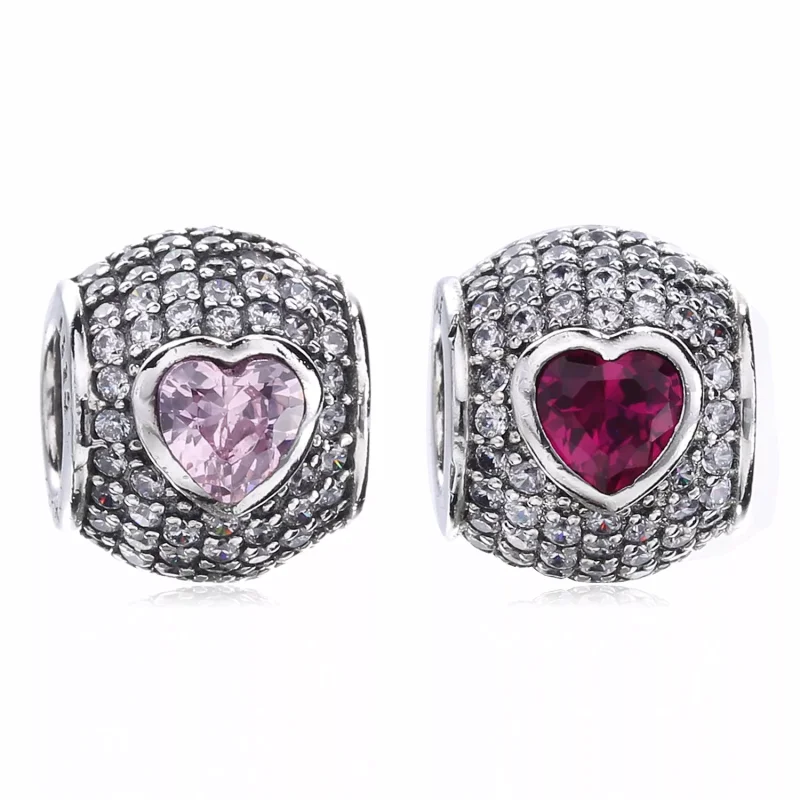 (obrázek pro) Přívěsek Okouzlující Pavé Heart PANDORA - Zobrazit 5