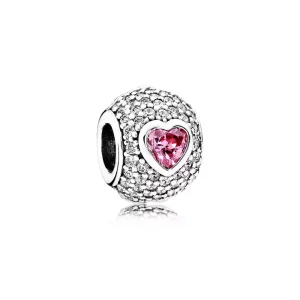 Přívěsek Okouzlující Pavé Heart PANDORA (obrázek pro) Přívěsek Okouzlující Pavé Heart PANDORA